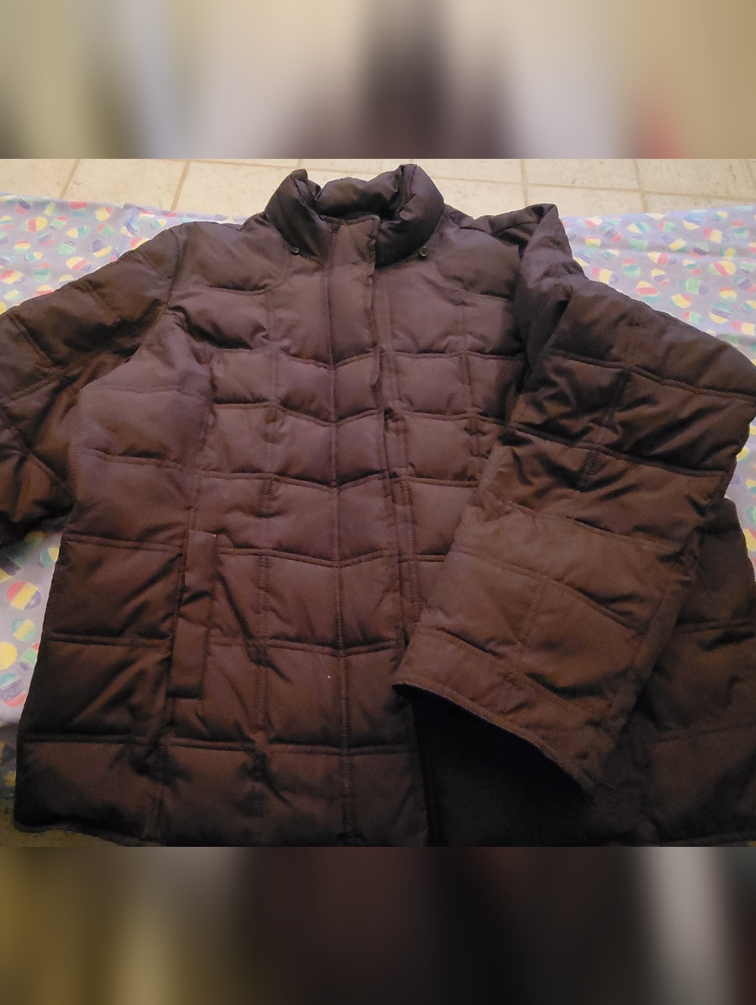 Gap Women's Xxl Chocolate Brown Quilted Puffer Jacket
